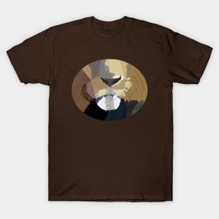 Lion Mouth Abstract Face T-Shirt